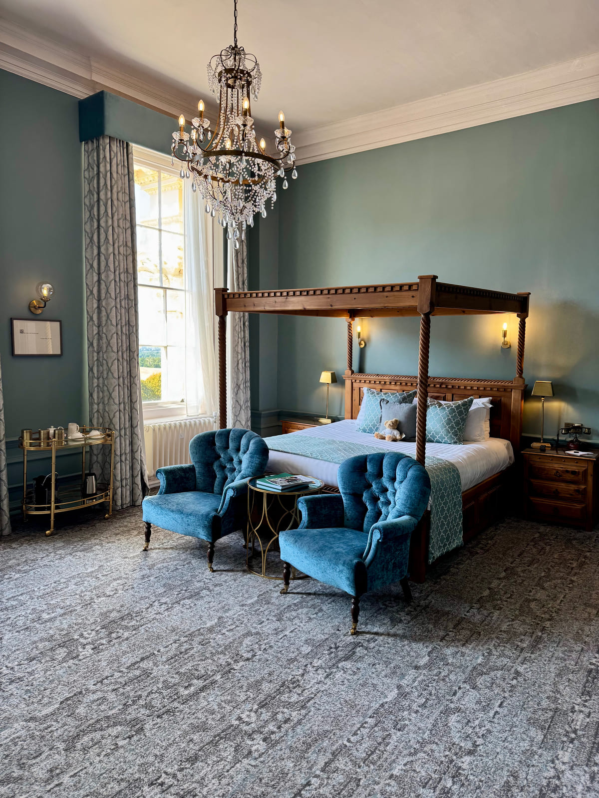 Hawstone Hall bedroom