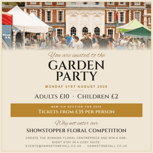 Summer Garden Party at Hawkstone Hall & Gardens