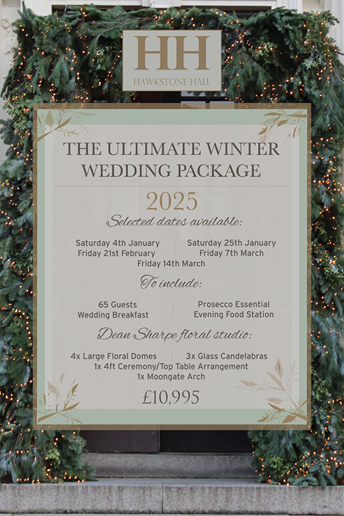 Ultimate Winter Wedding Package, click to visit wedding packages page