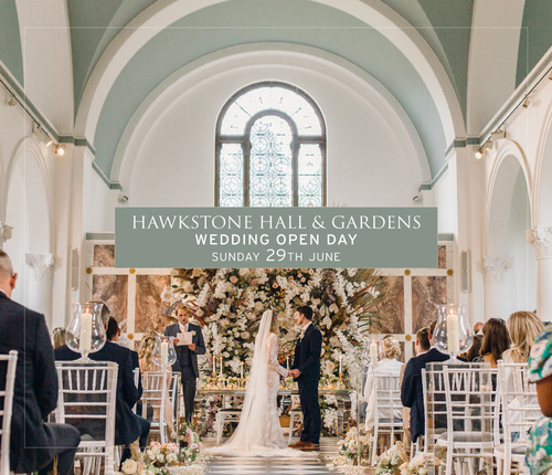 Wedding Open Day Sunday 29th June at Hawkstone Hall & Gardens